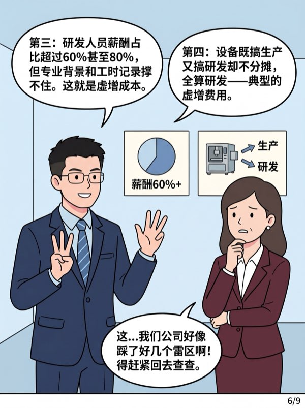 问：我们是科技制造企业，想把研发费用 “做高”一些加计节税，风险大吗? - 第6页
