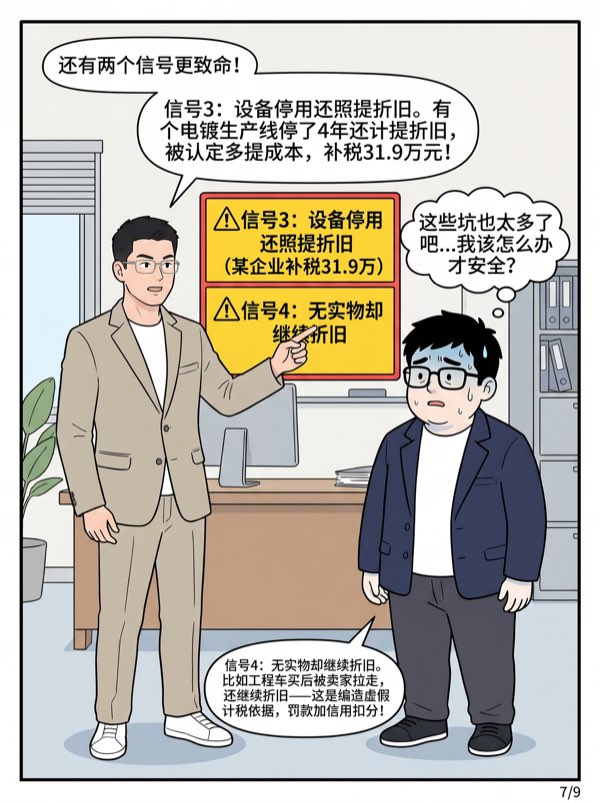 问：把固定资产低估一些或计提折旧调整一些，会不会招来税务稽查? - 第7页